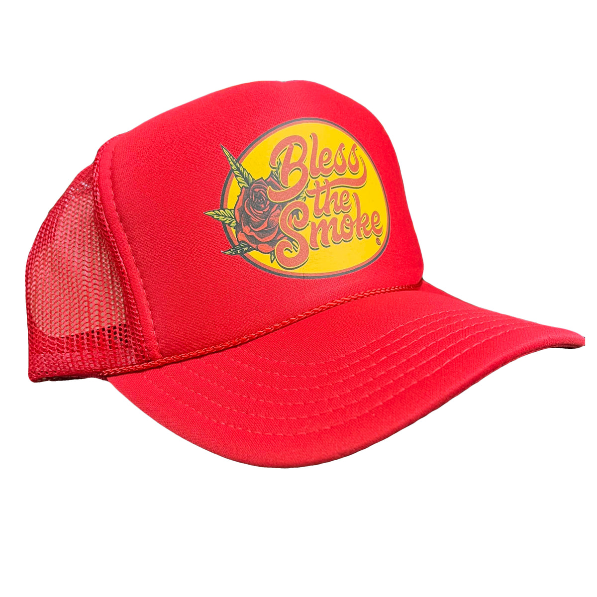 Bass Pro Shop Red Trucker Mesh Hat